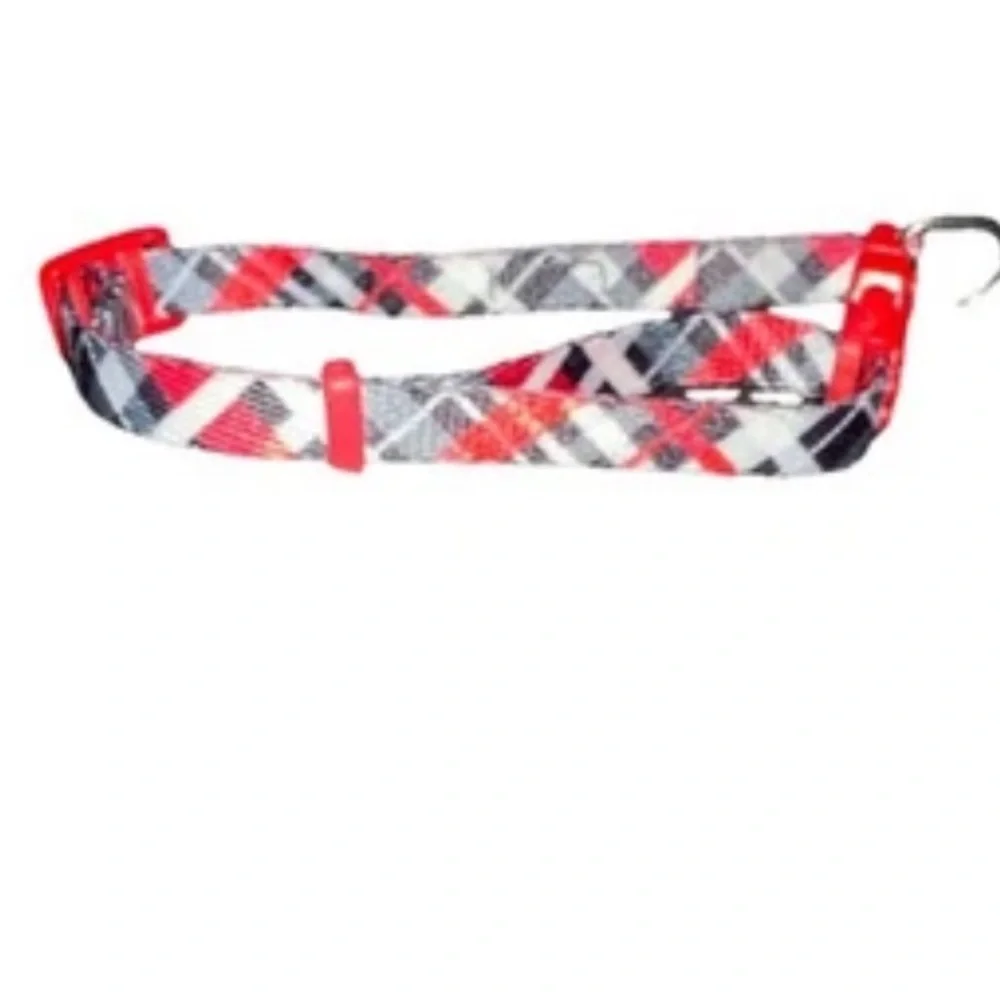Lil Pals Dog Collar Red Plaid XS